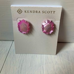 Kendra Scott Matte Lilac Morgan Earrings NWT